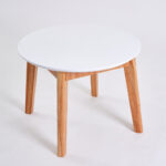 MESA CIRCULAR WHITE