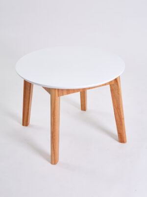 MESA CIRCULAR WHITE