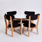 MESA CIRCULAR WHITE + 4 SILLAS