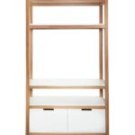 BIBLIOTECA MODULAR BRIENNE 100 CM / 2C
