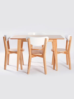 MESA ALTA PATAS 90? PARA?SO + 4 SILLAS CHERLYN