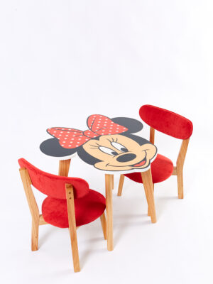 MESA MINNIE + 2 SILLAS O 2 BANQUITOS
