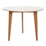 MESA ALTA REDONDA MALMO 3P PARA?SO Y BLANCO