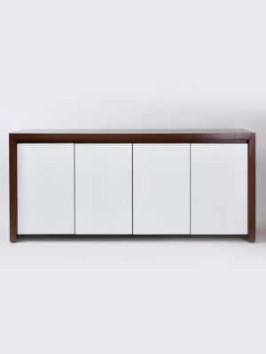 VAJILLERO 4P / 50 CEDRILLO OSCURO Y BLANCO