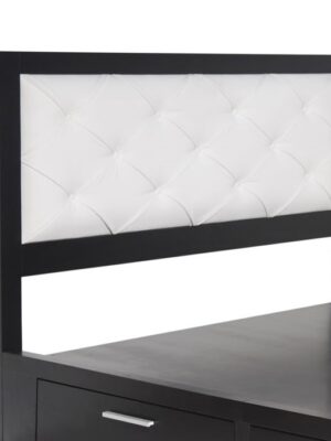 RESPALDO DE CAMA CON MARCO Y PIE