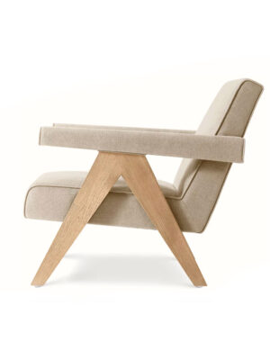 SILLON INDIVIDUAL PATA EN V CON APOYABRAZOS